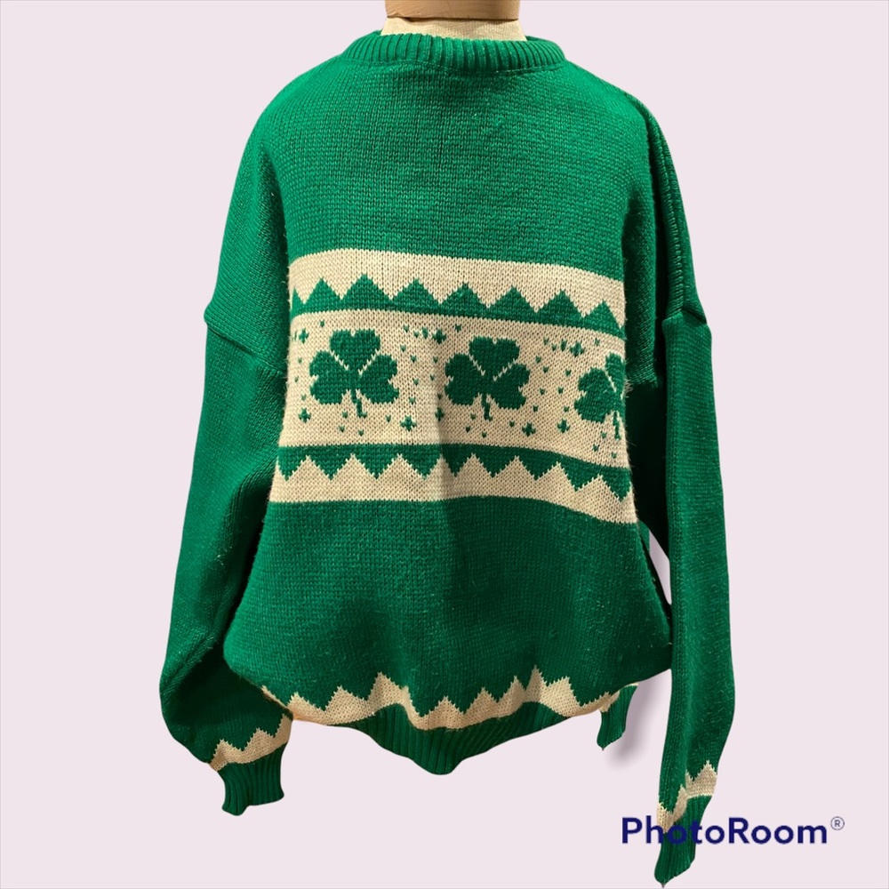 Emerald Isle Shamrock Sweater 2XL